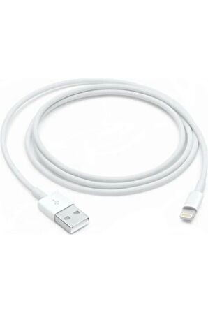 (IPHONE İPAD İPOD UYUMLU USB-LİGHTNİNG ŞARJ KABLOSU) 1mt