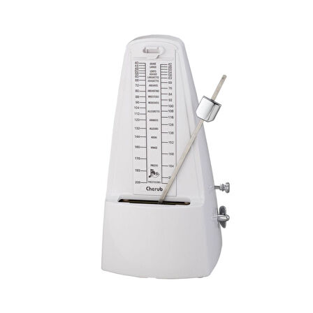 Cherub WSM-305 Beyaz Mekanik Metronom