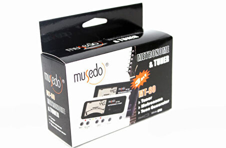 Musedo MT-80 Chromatic Metro-Tuner Beyaz Metronom & Akort Aleti