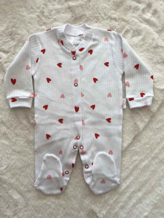 Kalpli  Patikli Raporlu Düğmeli Tulum