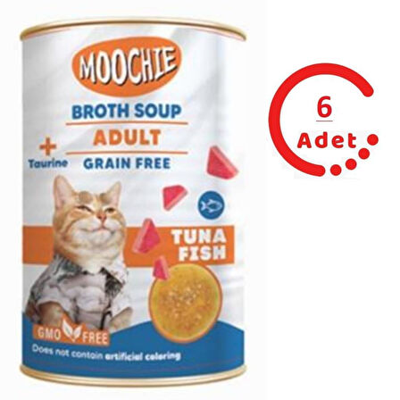 Moochie Ton Balıklı Yetişkin Kedi Çorbası 135 ML x 6 Adet