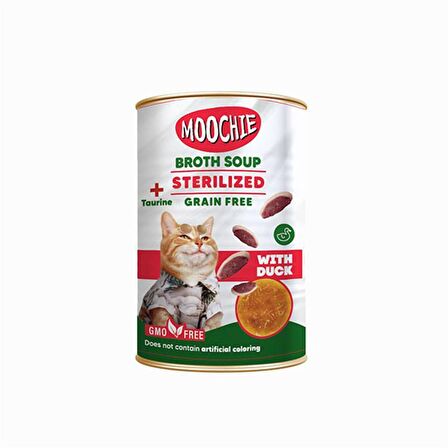 Moochie Et Suyu Ördekli Kısırlaştırılmış Kedi Çorba 135 Ml