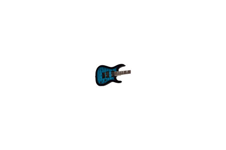Jackson JS20 Dinky DKQ 2PT Amaranth Klavye Transparent Blue Burst Elektro Gitar