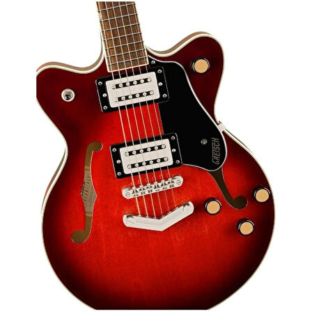 Gretsch G2655 Streamliner CB JR DC Claret Burst Elektro Gitar