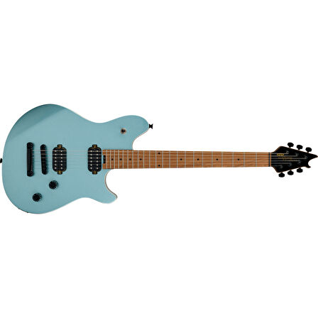 EVH Wolfgang WG Standard Baked Akçaağaç Klavye Pelham Blue Elektro Gitar