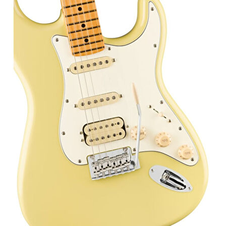 Fender Player II Stratocaster HSS Akçaağaç Klavye Hialeah Yellow Elektro Gitar