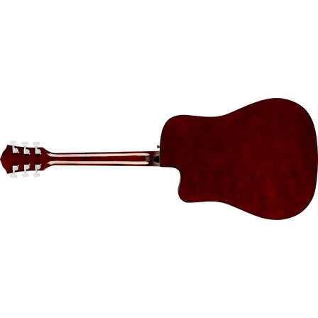 Fender FA-25CE Dreadnought Ceviz Klavye Naturel Elektro Akustik Gitar