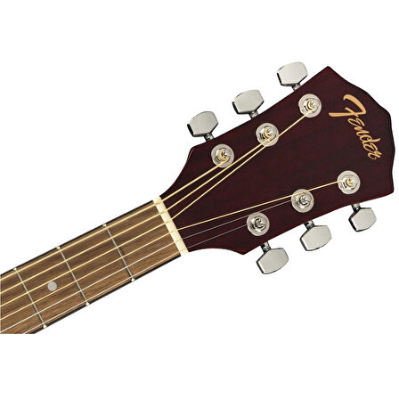 Fender FA-25CE Dreadnought Ceviz Klavye Naturel Elektro Akustik Gitar