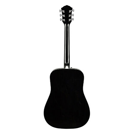 Fender FA-25CE Dreadnought Ceviz Klavye Siyah Elektro Akustik Gitar