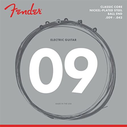 Fender 255L Classic Core NPS Ball End Electric Guitar Strings Takım Tel Elektro Gitar Teli 009-042