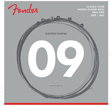 Fender 255R Classic Core Nickel-Plated Guitar Strings Takım Tel Elektro Gitar Teli 010-046