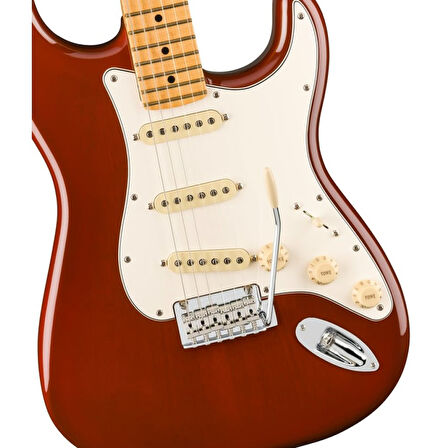 Fender Player II Stratocaster Chambered Mahogany Gövde Akçaağaç Klavye Transparent Mocha Burst Elektro Gitar