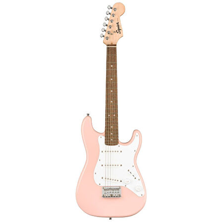Squier Mini Stratocaster Laurel Klavye Shell Pink Elektro Gitar