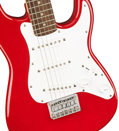 Squier Mini Stratocaster Laurel Klavye Dakota Red Elektro Gitar