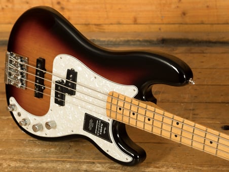 Fender Player II Modified Active Precision Bass Akçaağaç Klavye 3 Ton Sunburst Bas Gitar