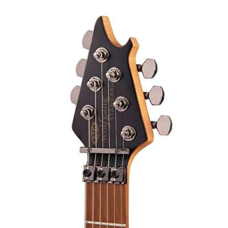 EVH Wolfgang WG Standard Exotic Spalted Maple Baked Akçaağaç Klavye Natural Elektro Gitar