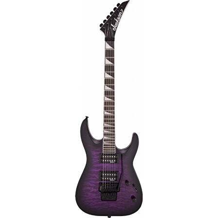Jackson JS Dinky Arch Top JS32Q DKA Amaranth Klavye Transparent Purple Burst Elektro Gitar