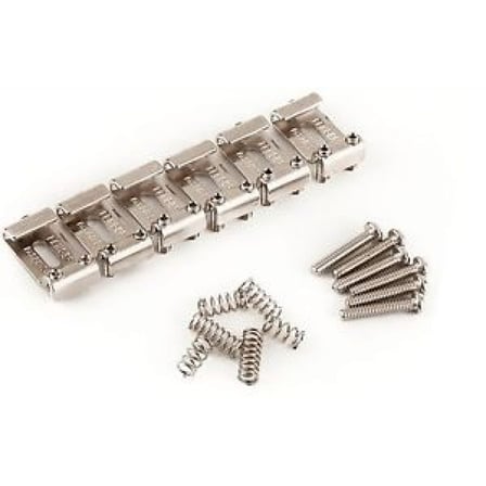 Fender Pure Vintage Strat Saddle Kit Nickel