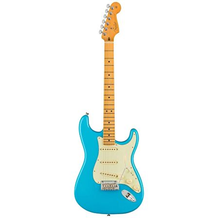 Fender American Professional Iı Stratocaster Akçaağaç Klavye Miami Blue Elektro Gitar