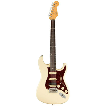 Fender American Professional II Stratocaster HSS Gülağacı Klavye Olympic White Elektro Gitar
