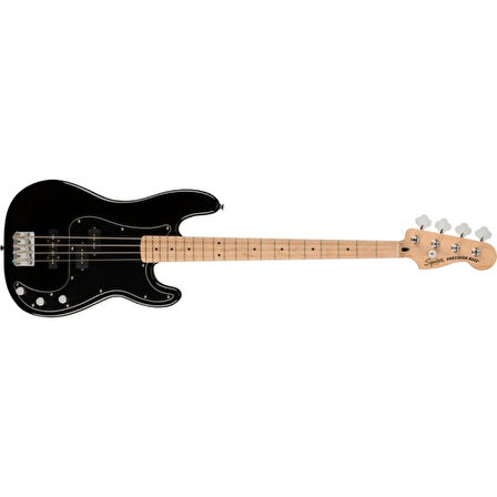 Squier Affinity Precision Bass PJ Akçaağaç Klavye Black Rumble 15 Bas Gitar Seti