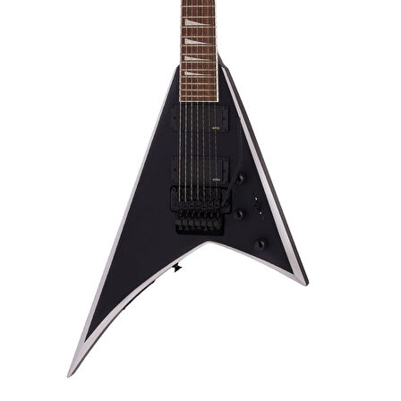 Jackson X Rhoads RRX24-MG7 Laurel Klavye Satin Black with Primer Gray Bevels Elektro Gitar