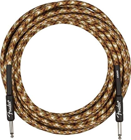 Fender Professional Series Camo Instrument Cables Winter Camo 5.5 metre Enstrüman Kablosu