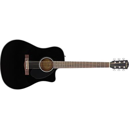 Fender CD-60SCE WN BLK Elektro Akustik Gitar (KILIF+ASKI+JAK+PENA)