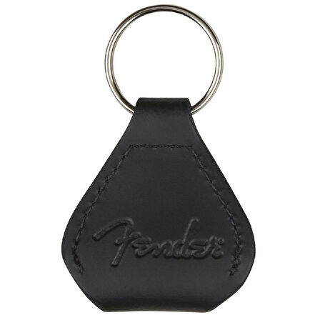 Fender Leather Pick Holder Anahtarlık Black