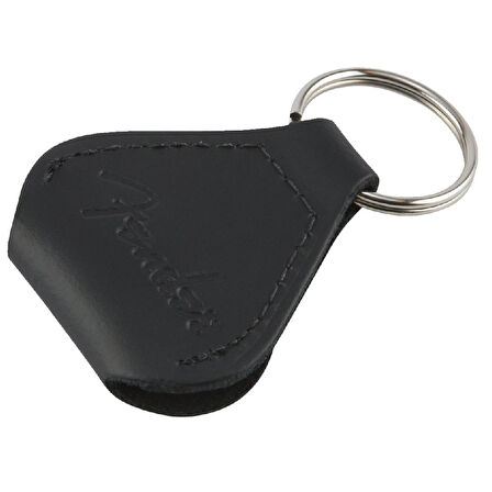 Fender Leather Pick Holder Anahtarlık Black