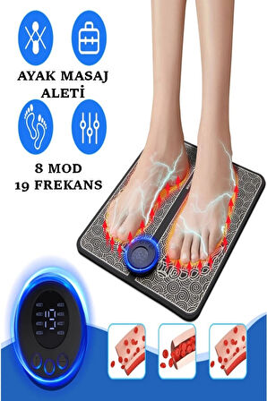 Ayak Masaj Aleti Ems Elektronik Kas Çalıştırıcı Refleksoloji Masajı 72 Nokta Masajı