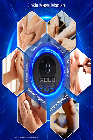 Ayak Masaj Aleti Ems Elektronik Kas Çalıştırıcı Refleksoloji Masajı 72 Nokta Masajı