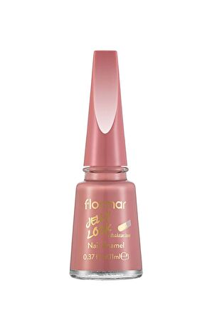 Flormar Jel Görünümlü Parlak Oje (pembe) - Jelly Look Nail Enamel - Jl53 Drained Rose - 8690604568857