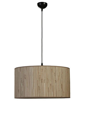 BAMBU 09 ABAJURLU TEKLİ SARKIT AVİZE