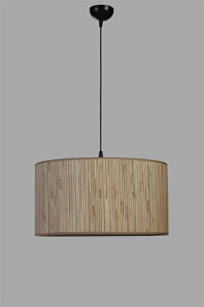 BAMBU 09 ABAJURLU TEKLİ SARKIT AVİZE