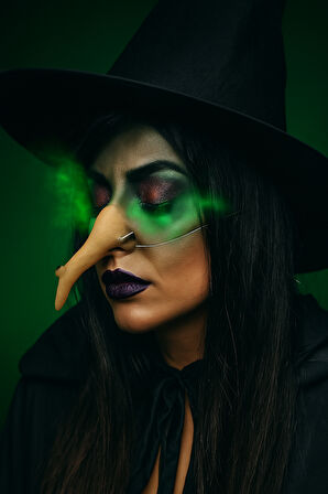 Halloween Cadılar Bayramı Cadı Burnu Yumuşak Silikon Korku Aksesuarı