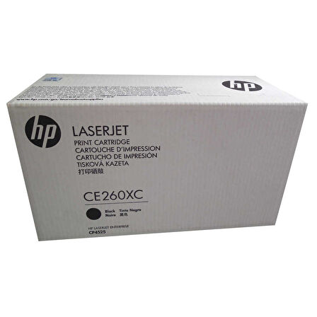 Hp 649X-CE260XC Siyah Orijinal Toner Yüksek Kapasiteli