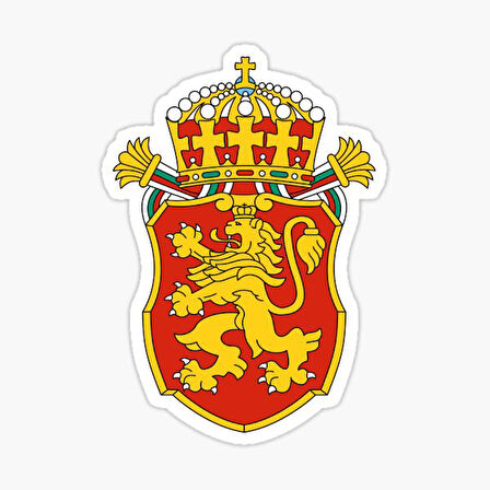Bulgaristan Arması Sticker Araba oto Etiket 18Cm