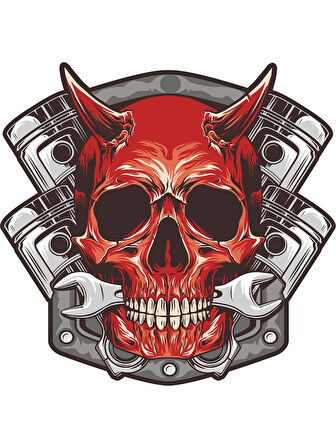 Kuru Kafa Kurukafa Araba Motorsiklet Sticker 19CM