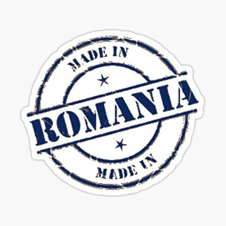 Made in Romania Sticker yapıştırma 16Cm