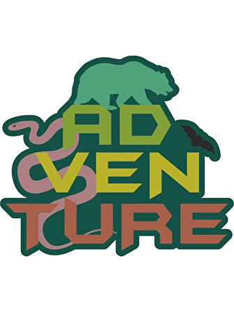 Outdoor Adventure Camping Araba Motorsiklet Sticker 19CM