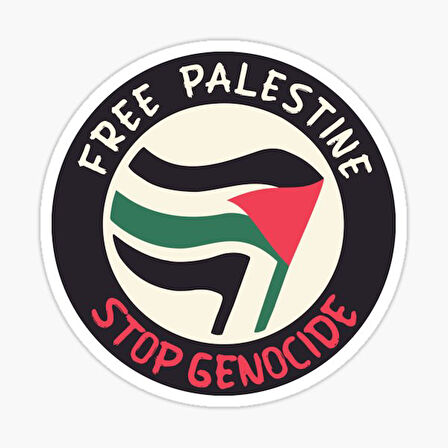 Özgür Filistin Gazze Güvercini Çıkartması Araba Sticker Etiket 19CM