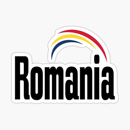 Romanya Araba Arka Cam 19CM Sticker Etiket