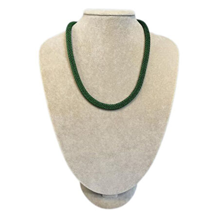 Uretti - Ege 7366 1497 El Yapımı Kum Boncuk Kolye  / 22 cm