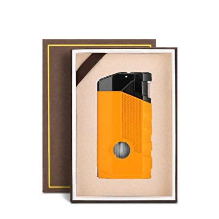 CM0649 3 Jet Torch Puro Çakmağı Sarı