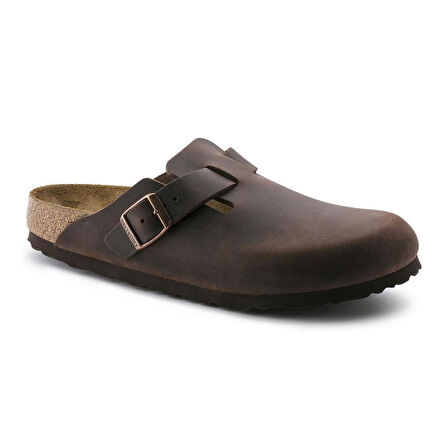 Birkenstock 159713 Boston Soft Footbed Leoi Habana Kadın Terlik