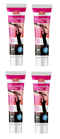 Bio PetActive Glucohond Plus Jel Kedi Eklem Sağlığını Destekleyen Macun 100 ML X 4 Adet