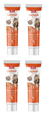 Bio PetActive Catimalt Plus Tüy Yumağı Önleyeci Malt Macun 100 Gr. X 4 Adet