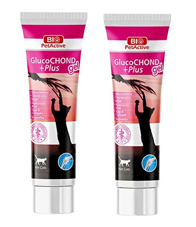Bio PetActive Glucohond Plus Jel Kedi Eklem Sağlığını Destekleyen Macun 100 ML X 2 Adet