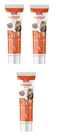 Bio PetActive Catimalt Plus Tüy Yumağı Önleyeci Malt Macun 100 Gr. X 3 Adet